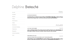 Desktop Screenshot of delphinebretesche.fr
